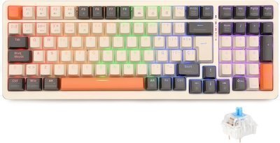 Rii RK909 teclado mecánico 96% retroiluminado Mac y PC